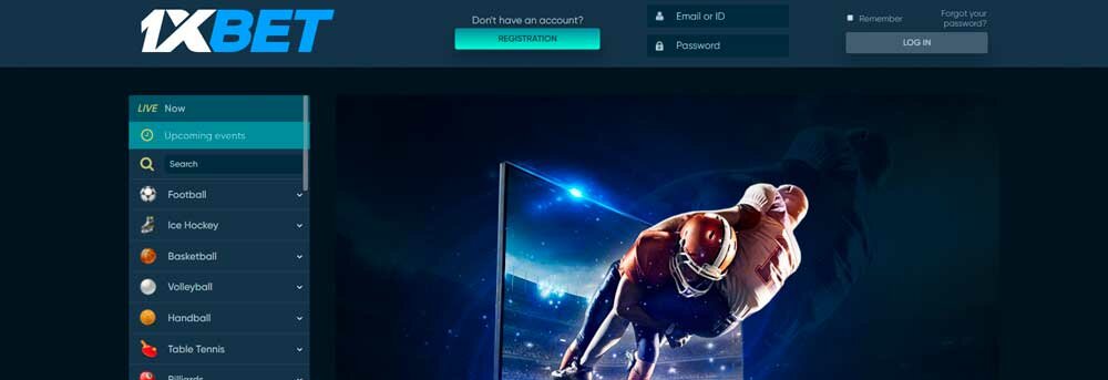 1xbet live streaming football